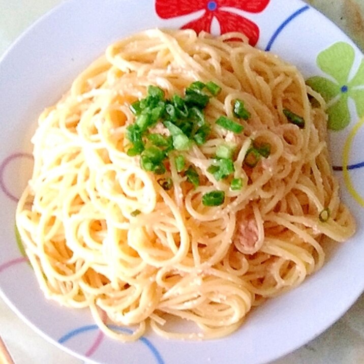 時短で作れる!たらこのマヨ醤油パスタ♪